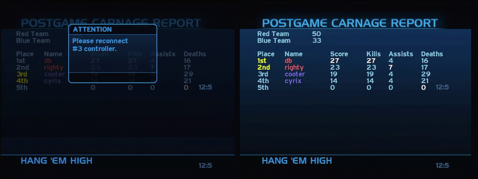Post Game Carnage Report