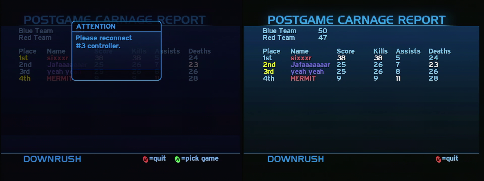 Post Game Carnage Report